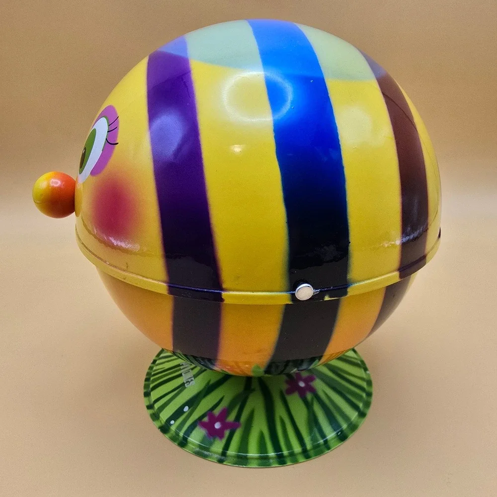 Pylones Whimsical Bee Tea Sugar Pot Trinket Box Candy Storage Container Dish Tin